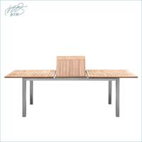 Luxury Garden stainless steel teakwood outdoor table
