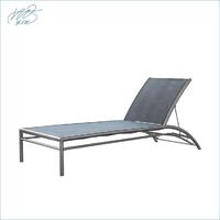 Luxury outdoor stainless steel textile Sun lounge