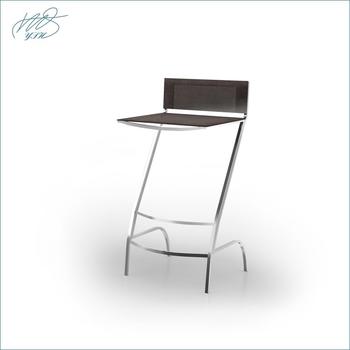 Modern Luxury Outdoor and Indoor Stainless Steel Bar Stool