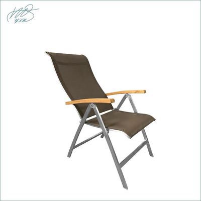 Hot sale Outdoor Stainless Steel Teak armrest Folding Chair