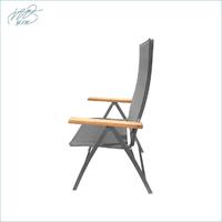 Unique Modern Design for Europe style Stainless Steel Garden Folding Chair